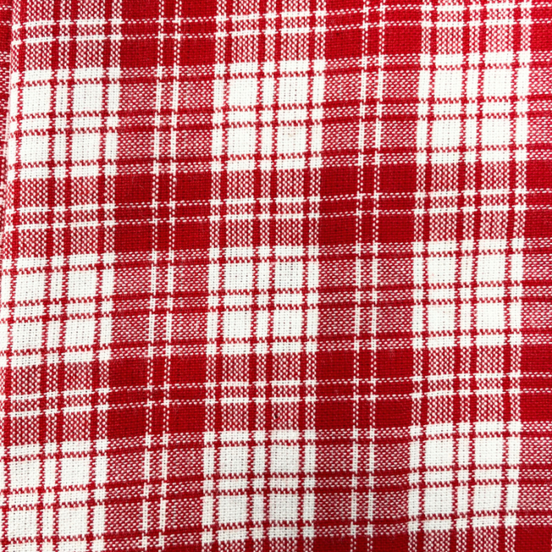 Gingerbread Potholder & Red Plaid Kitchen Towel Set