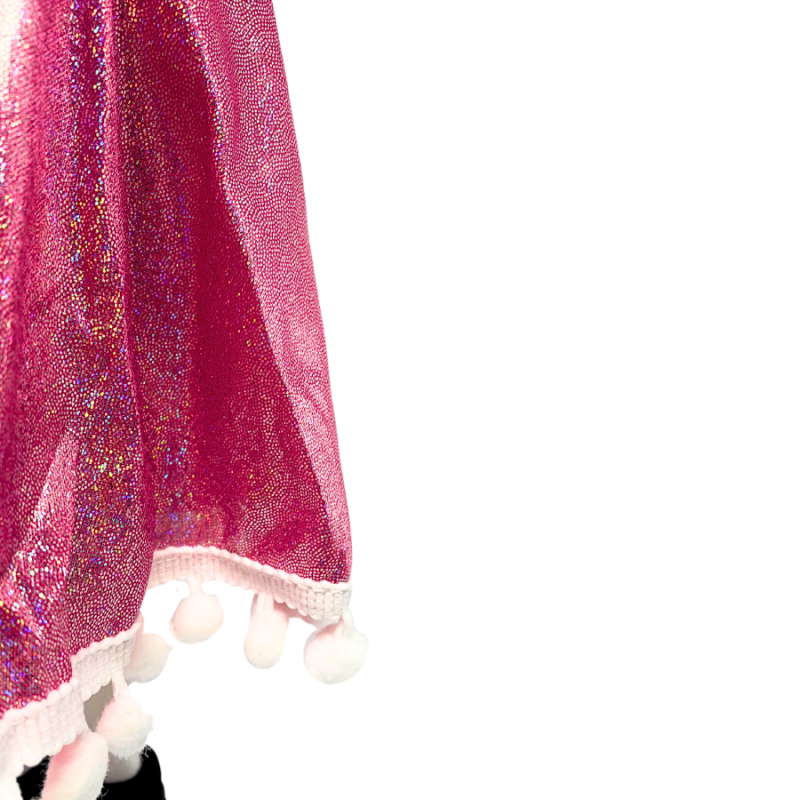 Pink Sequin Ghost w/ Legs & Witch Hat