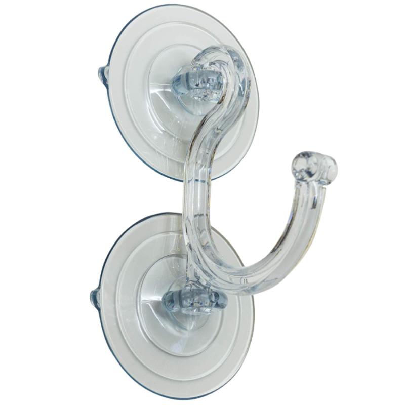 Wreath Holder Double Suction Cup Hook 20 Pounds (C) Basic Hardware