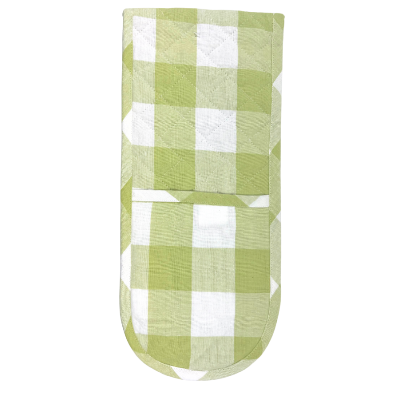 Double Oven Mitt- Green