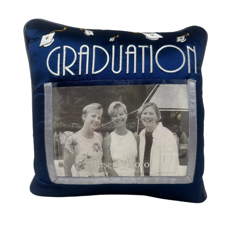 10" x 10" Graduation Picture Throw Pillow