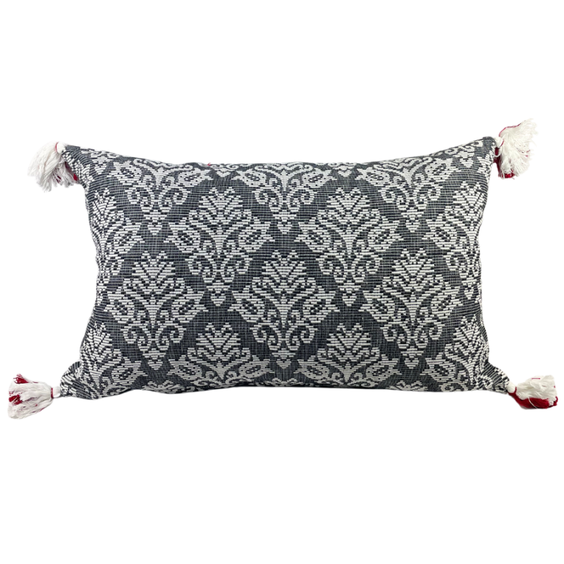 14" x 22" Lottie Coal Indoor Pillow