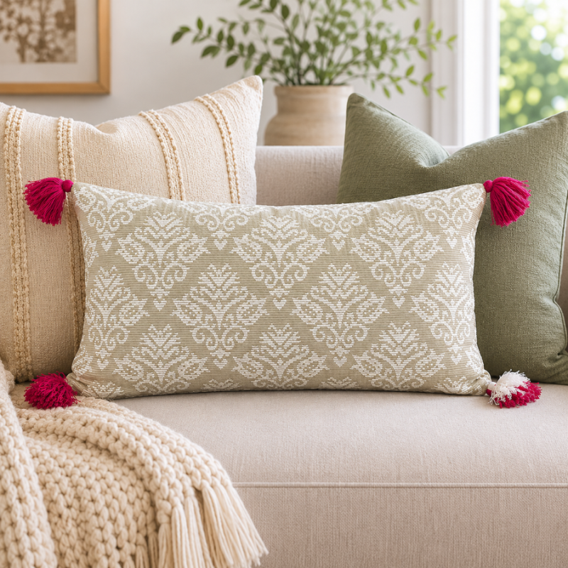 14" x 22" Lottie Dune Indoor Pillow
