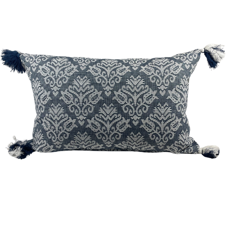 14" x 22" Lottie Indigo Indoor Pillow