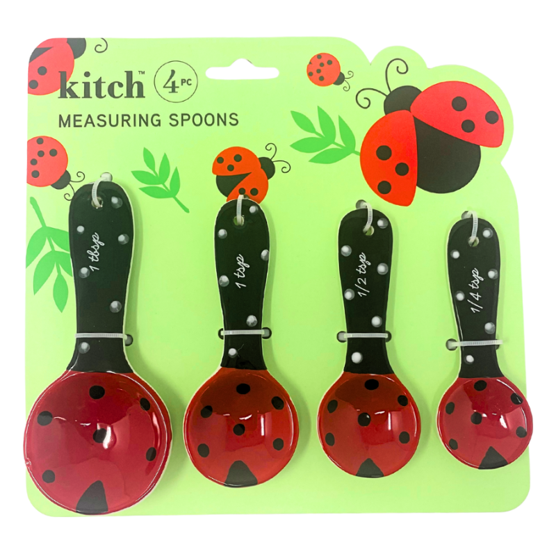 4 pc Measuring Spoons - Ladybug
