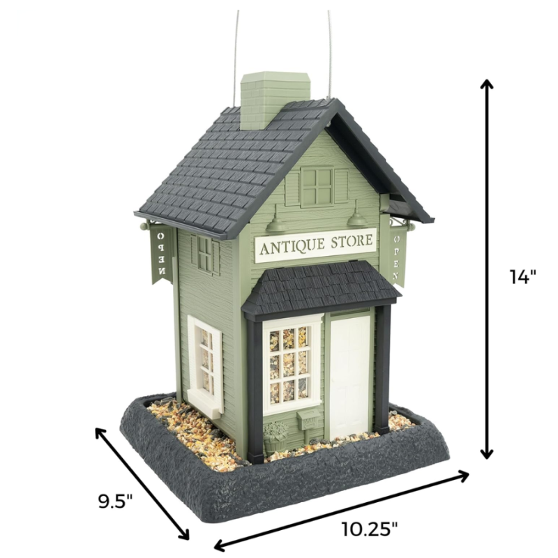 Village Collection Antique Store Bird Feeder