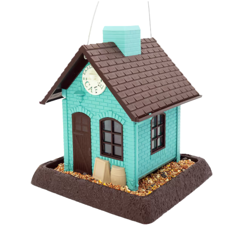 Village Collection Early Bird Cafe Bird Feeder