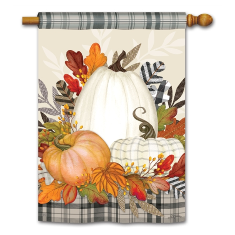 Pumpkin Season House Flag (A)/(B)Breeze Art House Flags Carolina