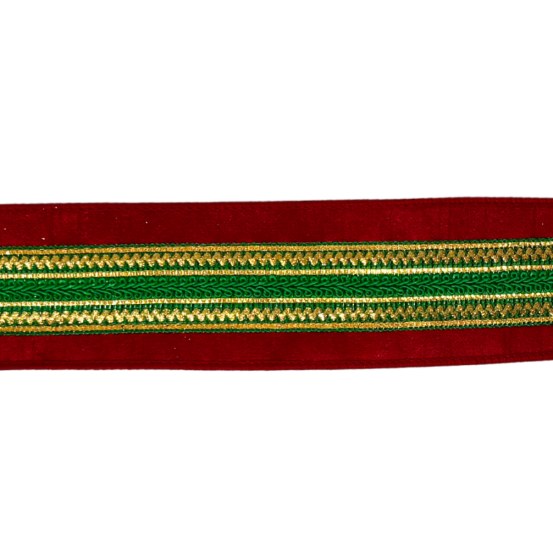 2.5" x 5yd Holiday Deluxe Dupioni Ribbon