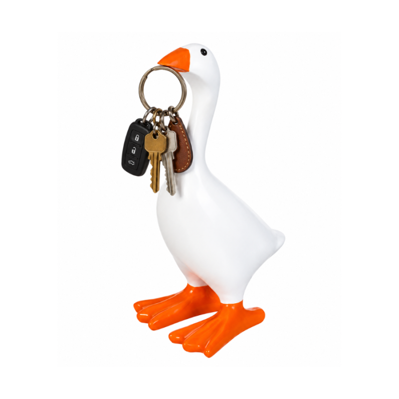 8" Gordy the Goose Resin Statue w/ Magnetic Beak