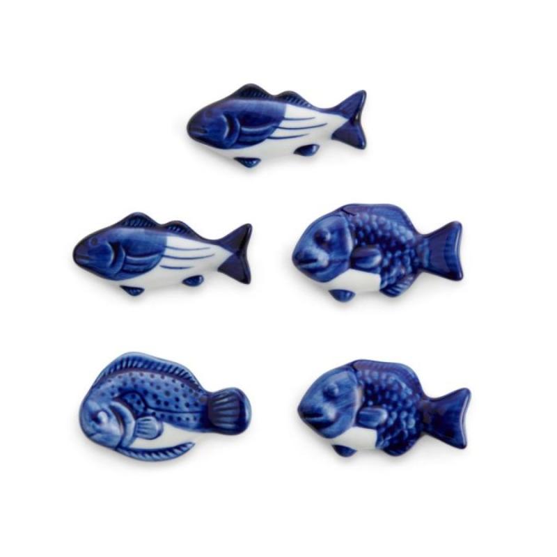 Fish Chopstick Rests - Set of 5