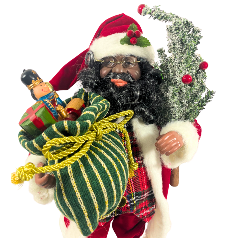 16" Santa w/ Nutcracker & Presents