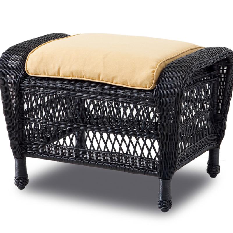 Raleigh Ebony Ottoman