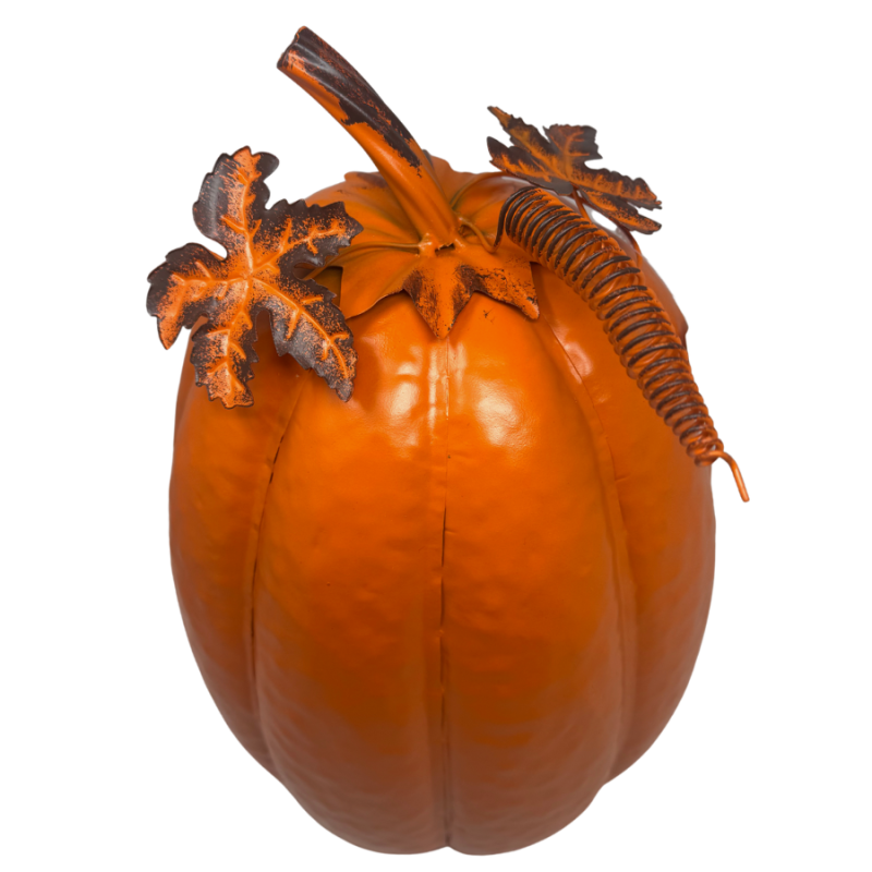 Medium Metal Harvest Pumpkin