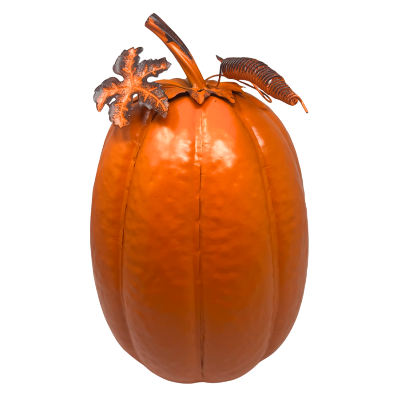 Medium Metal Harvest Pumpkin