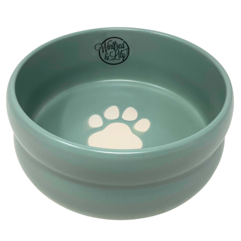 2.5" Bubble Pet Bowl - Fern