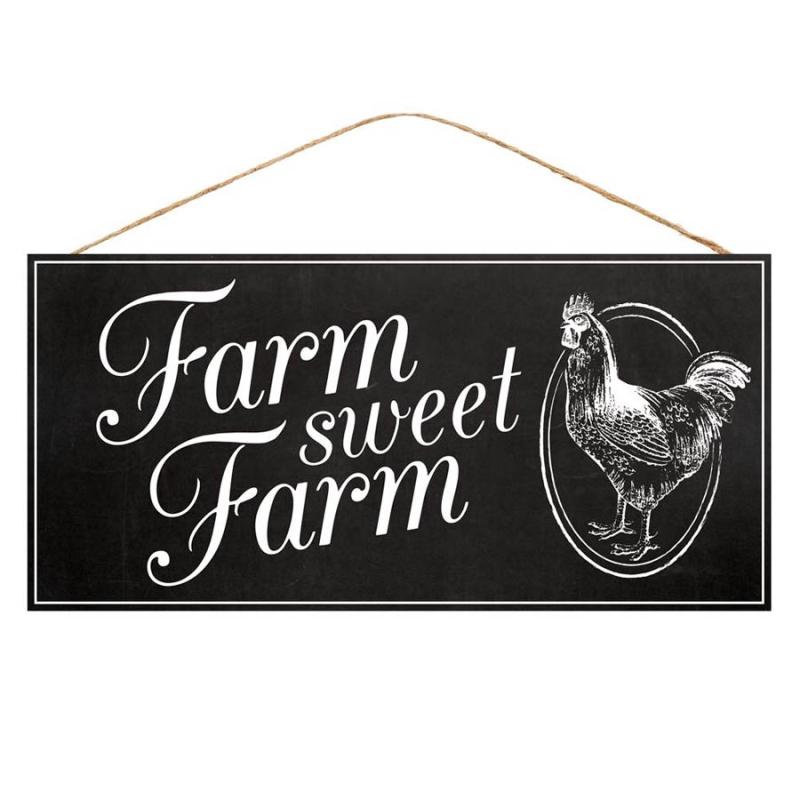 12.5"x6"Farm Sweet Farm Sign