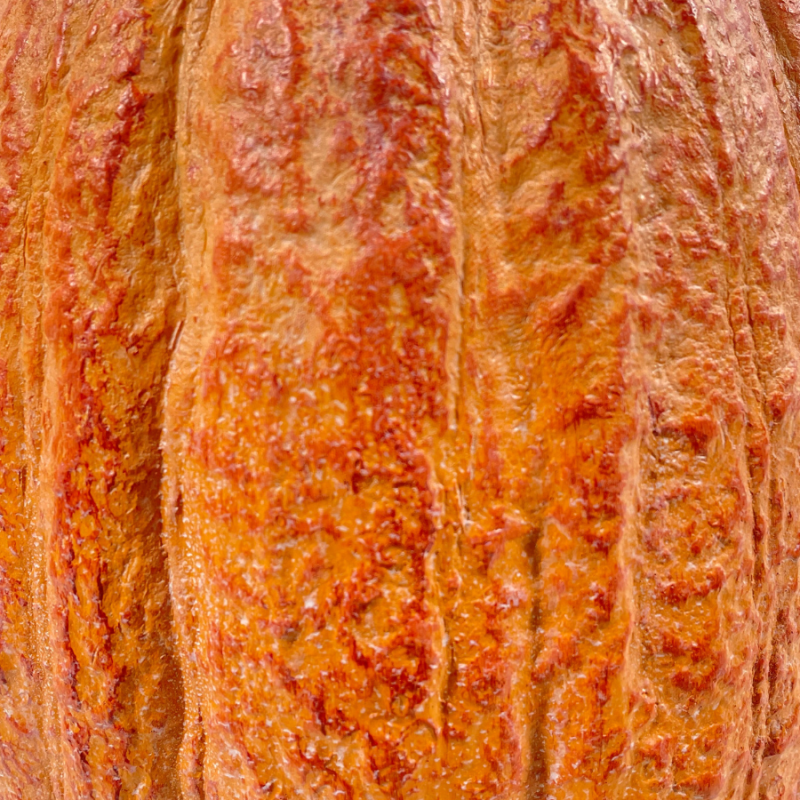 10" Orange Pumpkin Decor