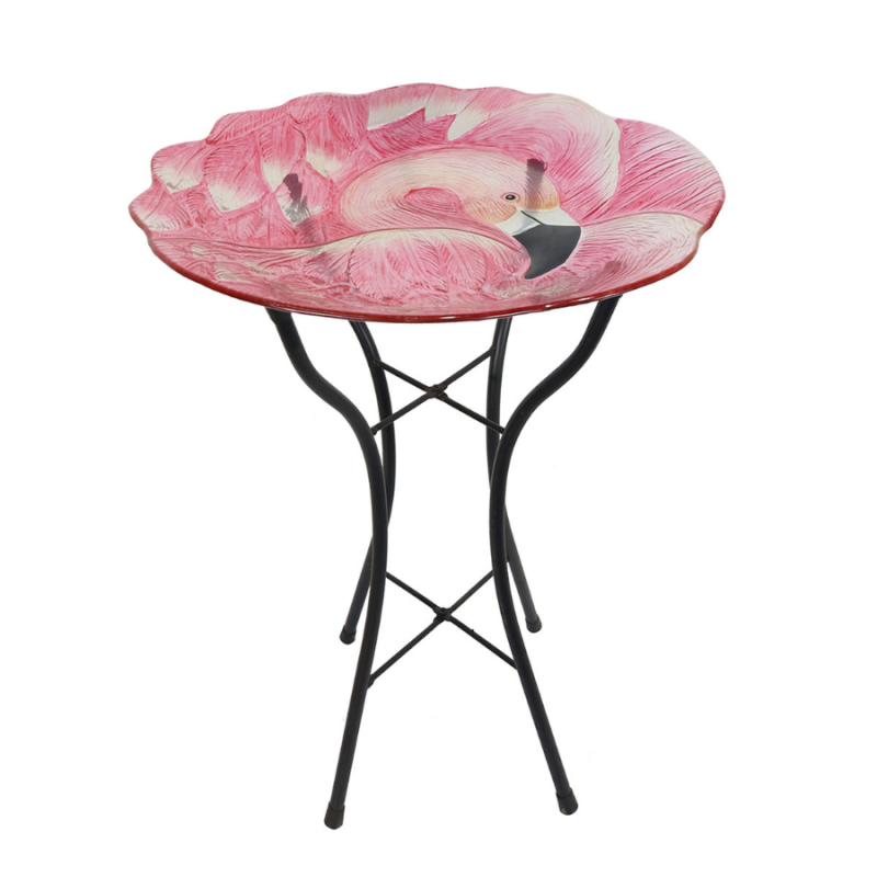 Flamingo Bird Bath