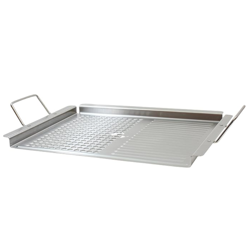 Tablecraft Dual Surface Stainless Steel Grilling Tray