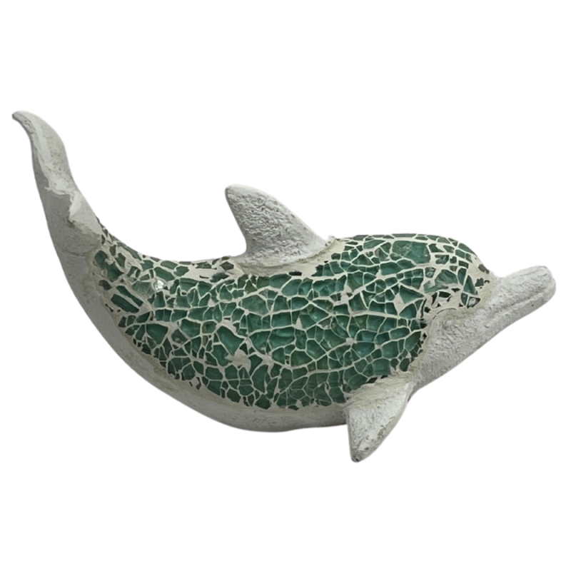 Mosaic Dolphin Sculpture