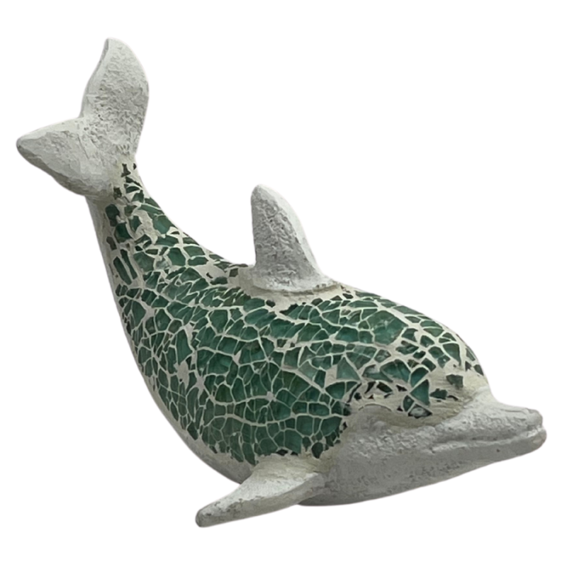 Mosaic Dolphin Sculpture