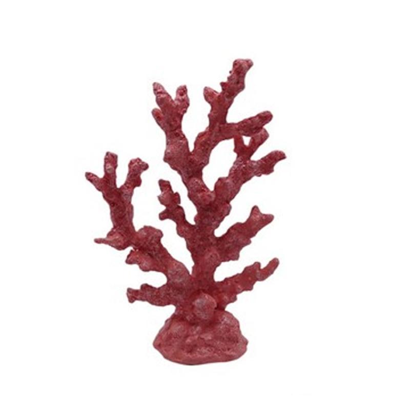 10" Resin Coral Tree - Coral