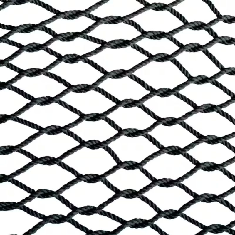 6' Classic Cotton Rope Hammock - Black