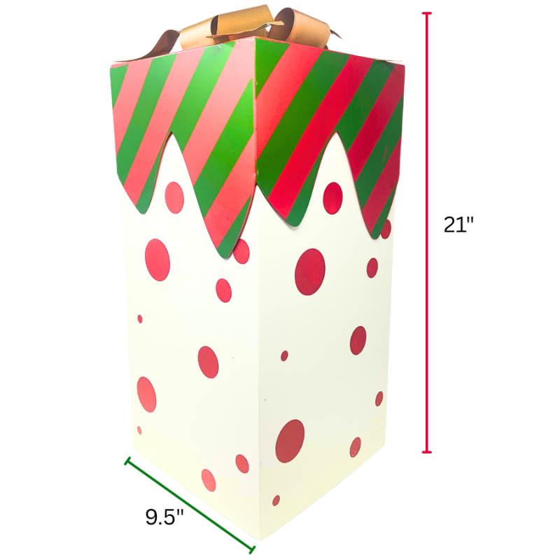 Red Polka Dot Metal Gift Box Set