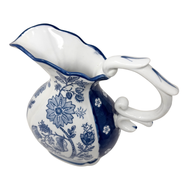 10" Porcelain Chinoiserie Pitcher