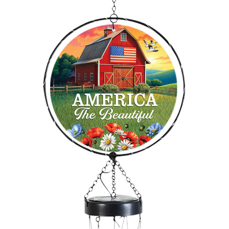 American Barn Illuminated Wind Chime