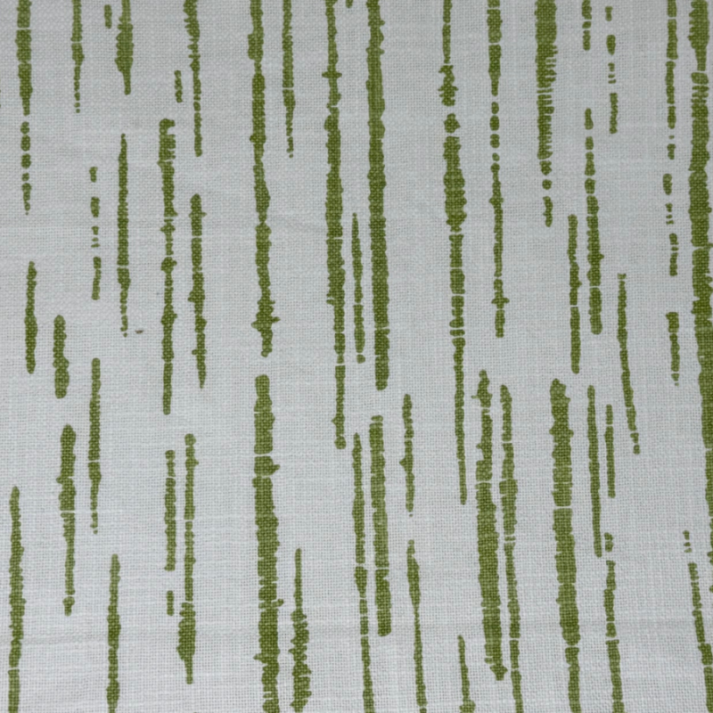 Green & White Napkin- Cara Stripe
