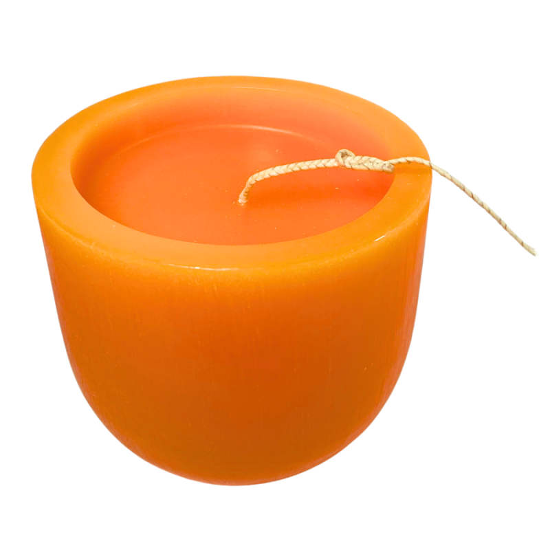 4" Scented Candle Goblet - Mandarin Orange