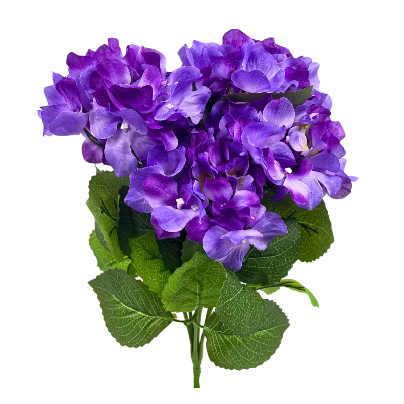 21" Purple Hydrangea Bush