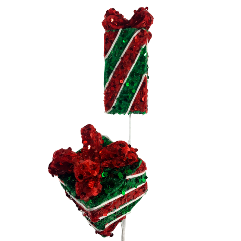 27" Christmas Presents Pick