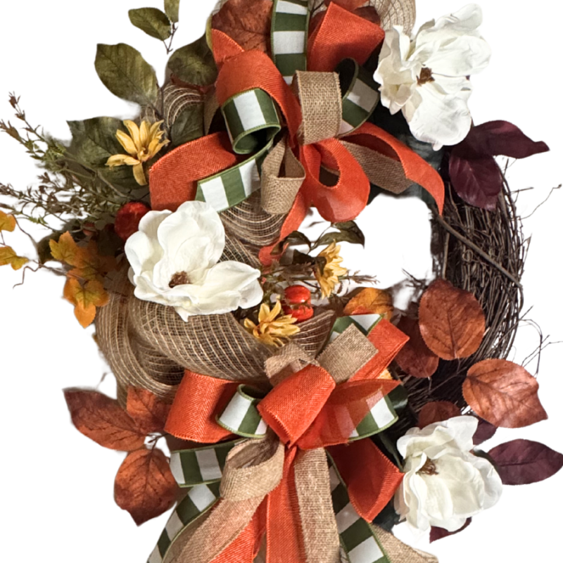 43" Leaves & Apples Wreath