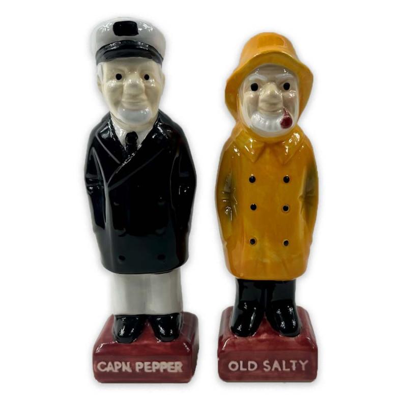 Old Salty & Cap'n Pepper Shaker Set