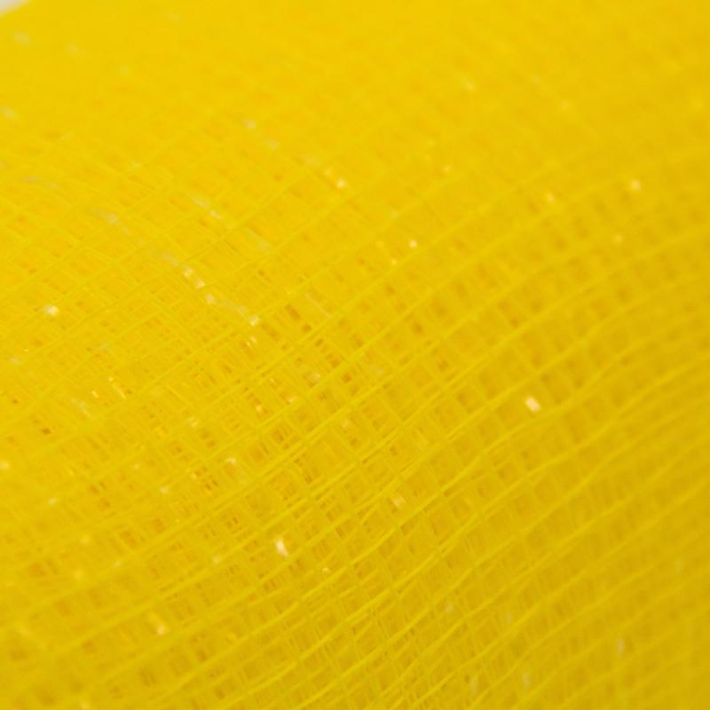 21"x10yd Metallic Deco Mesh - Daffodil