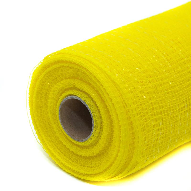 21"x10yd Metallic Deco Mesh - Daffodil