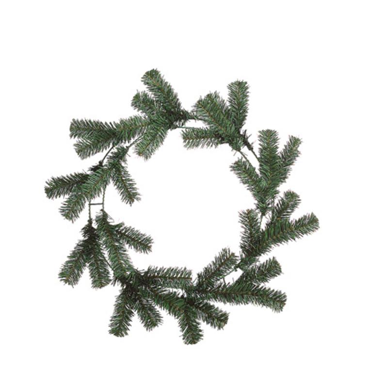 Work Wreath, 24" Dark Green Pine