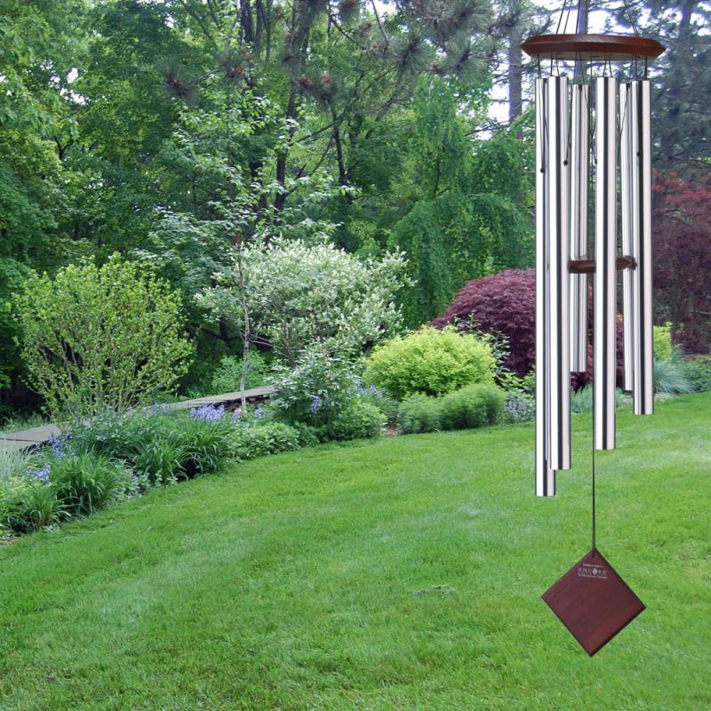 37" Chimes of Earth Windchime - Silver