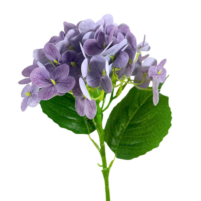 18" Real Touch Hydrangea Stem - Lavender