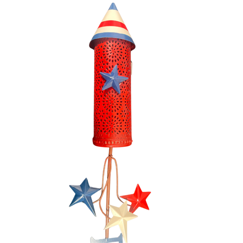 20" Metal Red Firecracker Pick - Believe