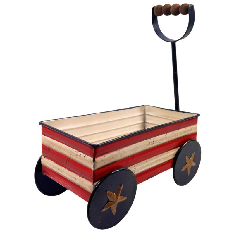 Small Metal Americana Wagon