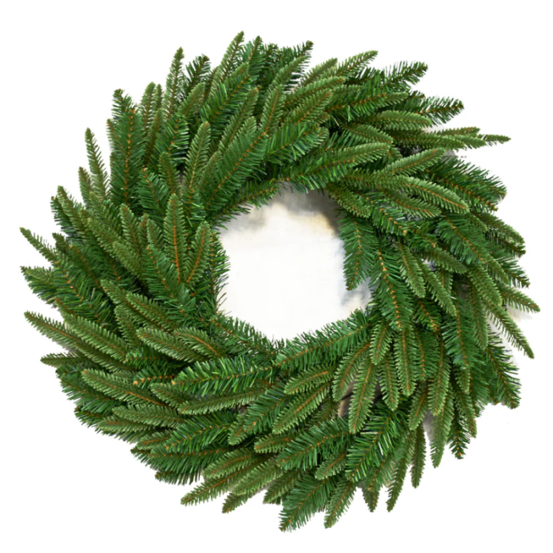 24" Emerald Angel Pine Wreath, 235 Tips