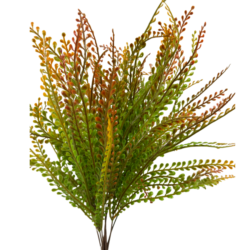 16" Bead Grass Bush- Autumn