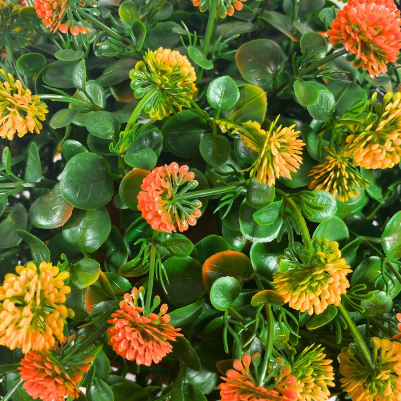 16.5" UV Clover Hanging Basket - Orange