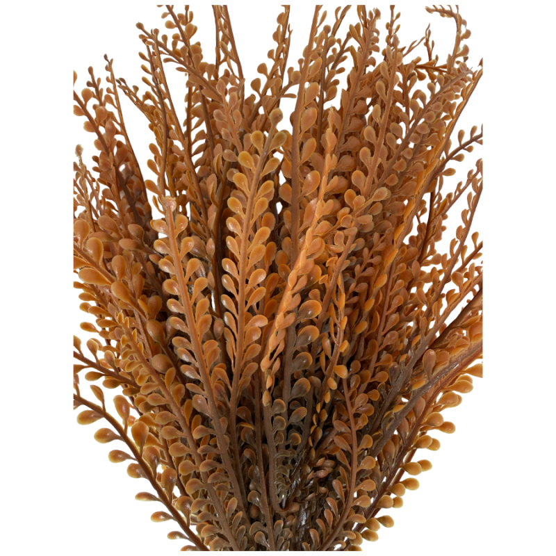 16" UV Bead Grass Bush-Caramel Brown