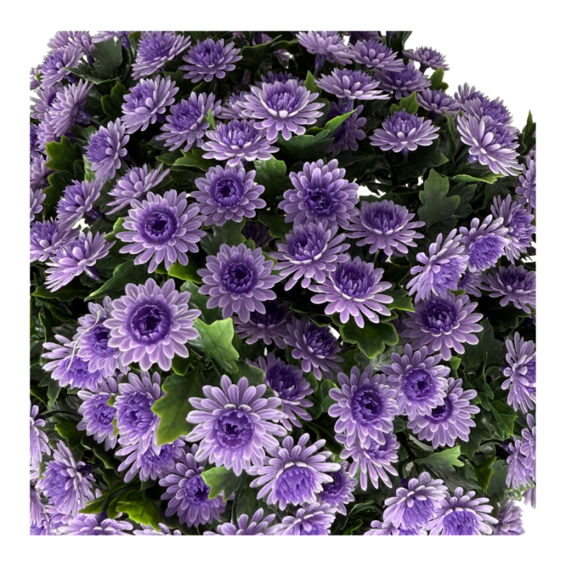 16" Wide UV Lavender Mum Bush Stake