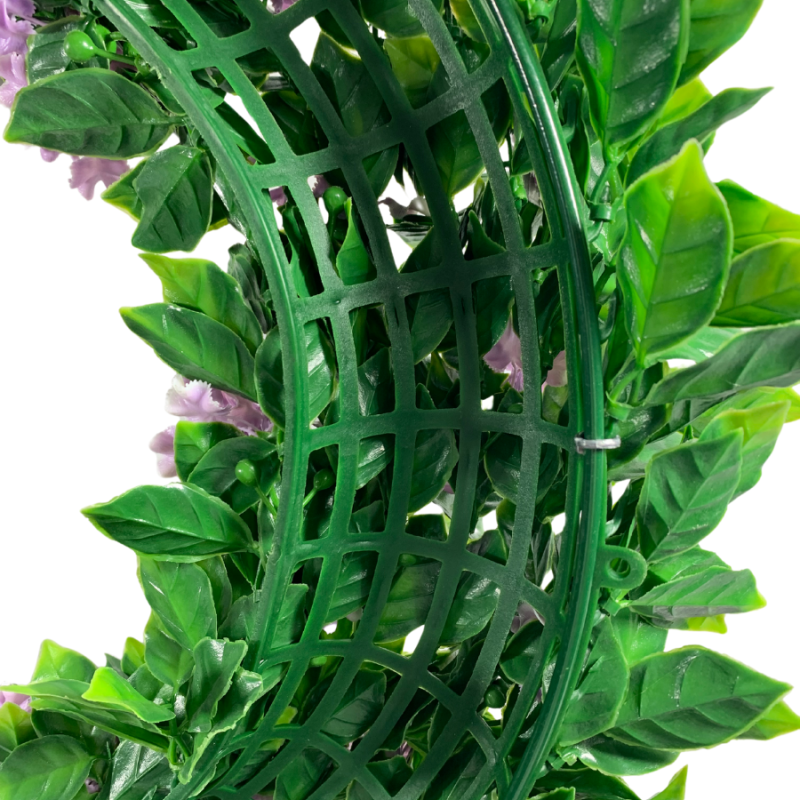 20" Purple Artificial Lilac Flower UV Wreath
